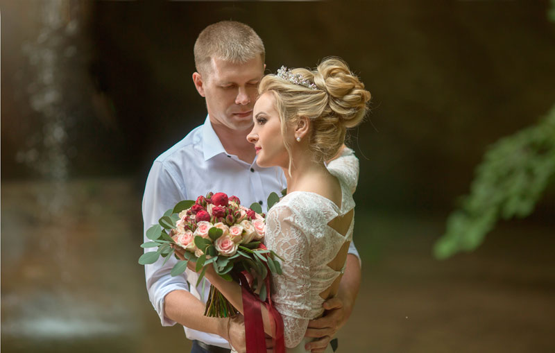 свадебная фотосессия на водопаде  село Передовое Севастополь