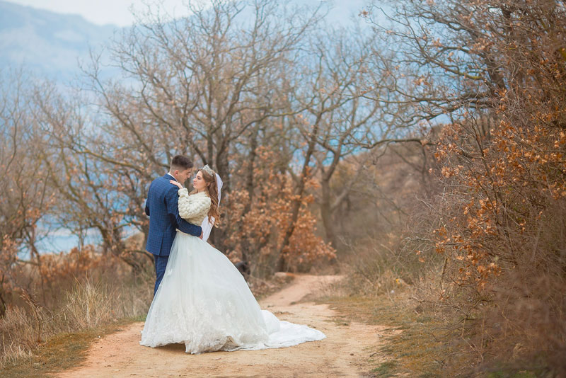 зимняя свадебная фотосъемка, фотограф Севастополь