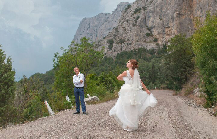 красивые места на ЮБК для свадебной прогулки Крым